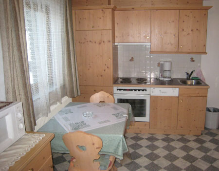 küche appartement 1 für 2 bis 3 personen